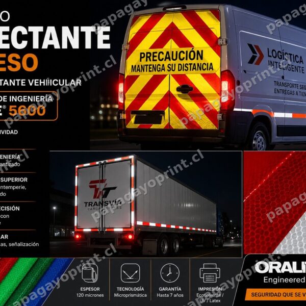 Adhesivo Reflectante Impreso Oralite 5600