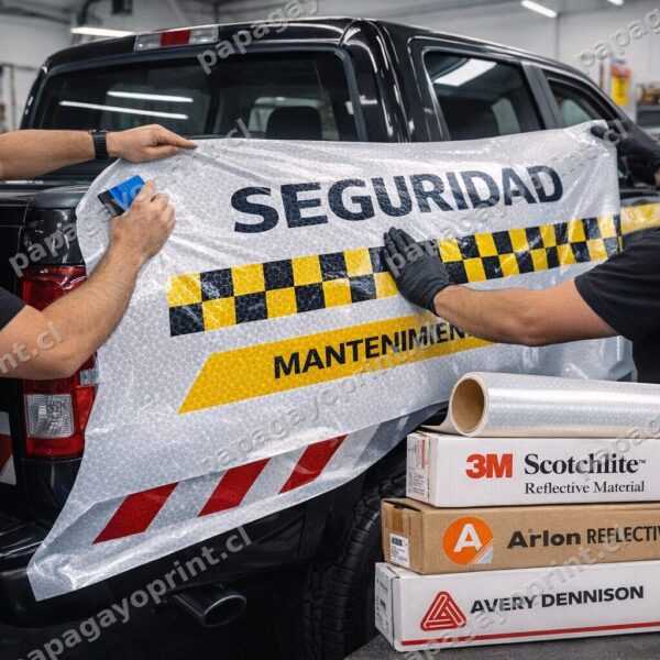 Adhesivo Reflectante Impreso Vehicular, Grado Ingeniería