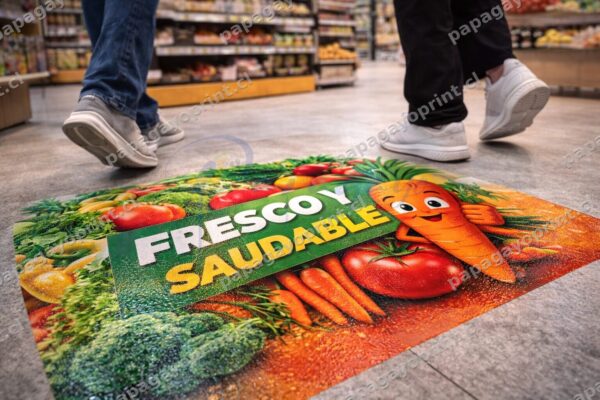 Adhesivo para Piso Impreso – Floor Graphics Publicitario