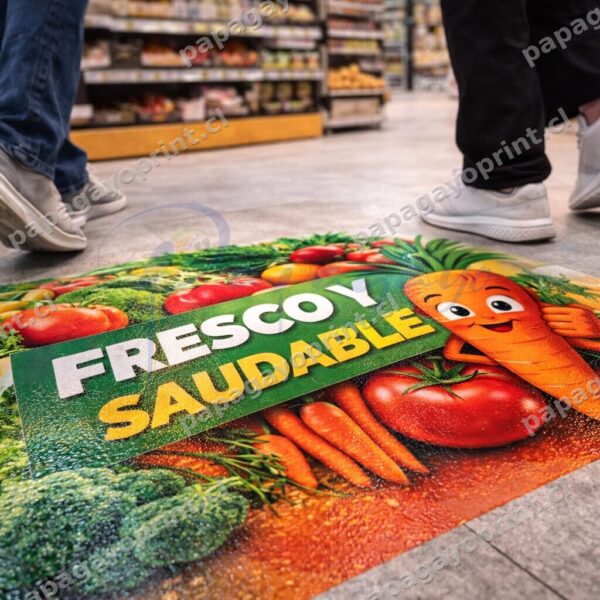 Adhesivo para Piso Impreso – Floor Graphics Publicitario