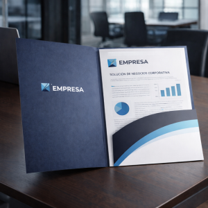 Carpeta Corporativa Personalizada – Tamaño Oficio