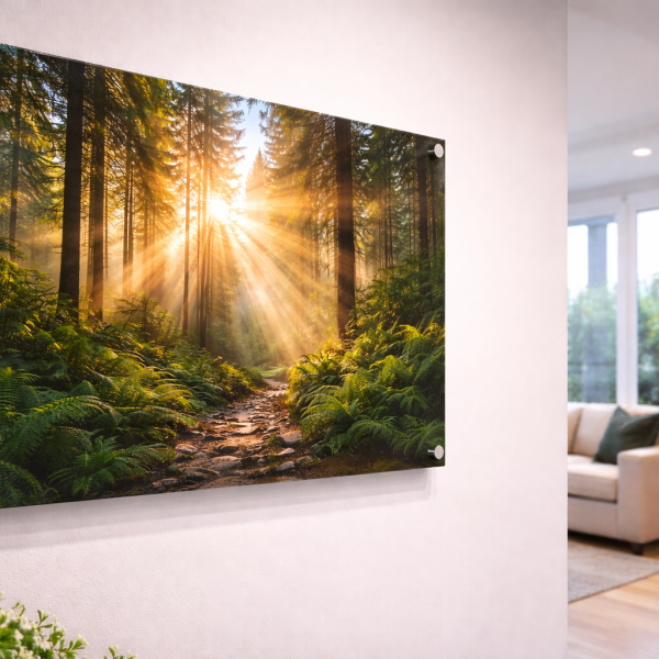 Adhesivo Impreso Emplacado en Acrílico de 3mm