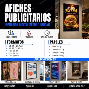 Afiches Publicitarios Impresos