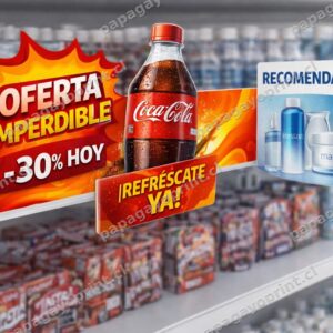 Stopper Publicitario para Góndola en Sintra 3mm