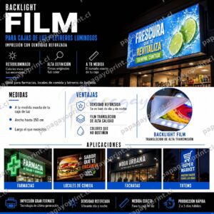 Backlight Film – Impresión para Cajas de Luz