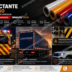 Adhesivo Reflectante Impreso Oralite 5600