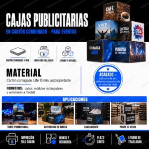 Displays y Tótems Publicitarios en Cartón Corrugado