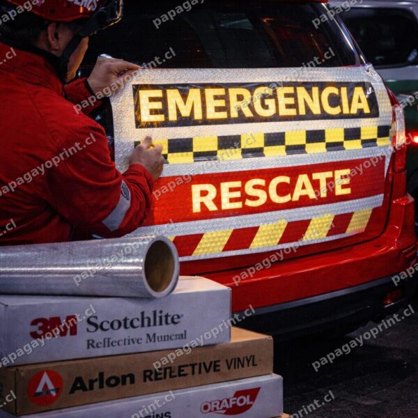 Adhesivo Reflectante Impreso Vehicular, Grado Ingeniería