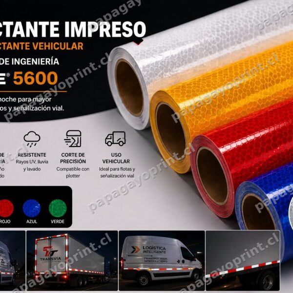 Adhesivo Reflectante Impreso Oralite 5600