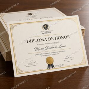 Diplomas Personalizados – Pack desde 10 Unidades