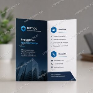 Dípticos Publicitarios Impresos