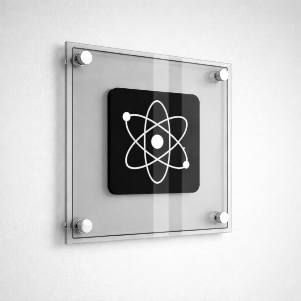 Adhesivo Impreso Emplacado en Acrílico de 3mm