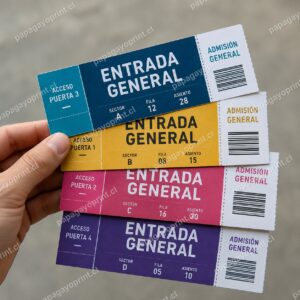 Entradas para Eventos Básicas – Tirada Flexible