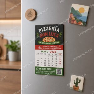 Imán de refrigerador personalizado en cocina - Papagayoprint
