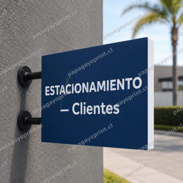 Letrero de trovicel sintra 10mm exterior, estacionamiento