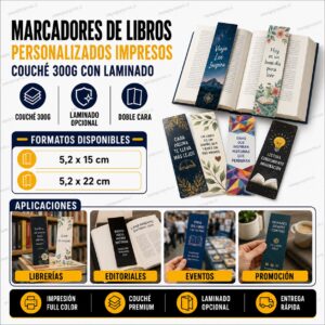 Marcador de Libros Personalizado – 5,2x15cm