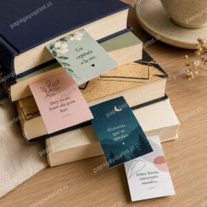 Marcadores de libros personalizados impresos - Papagayoprint