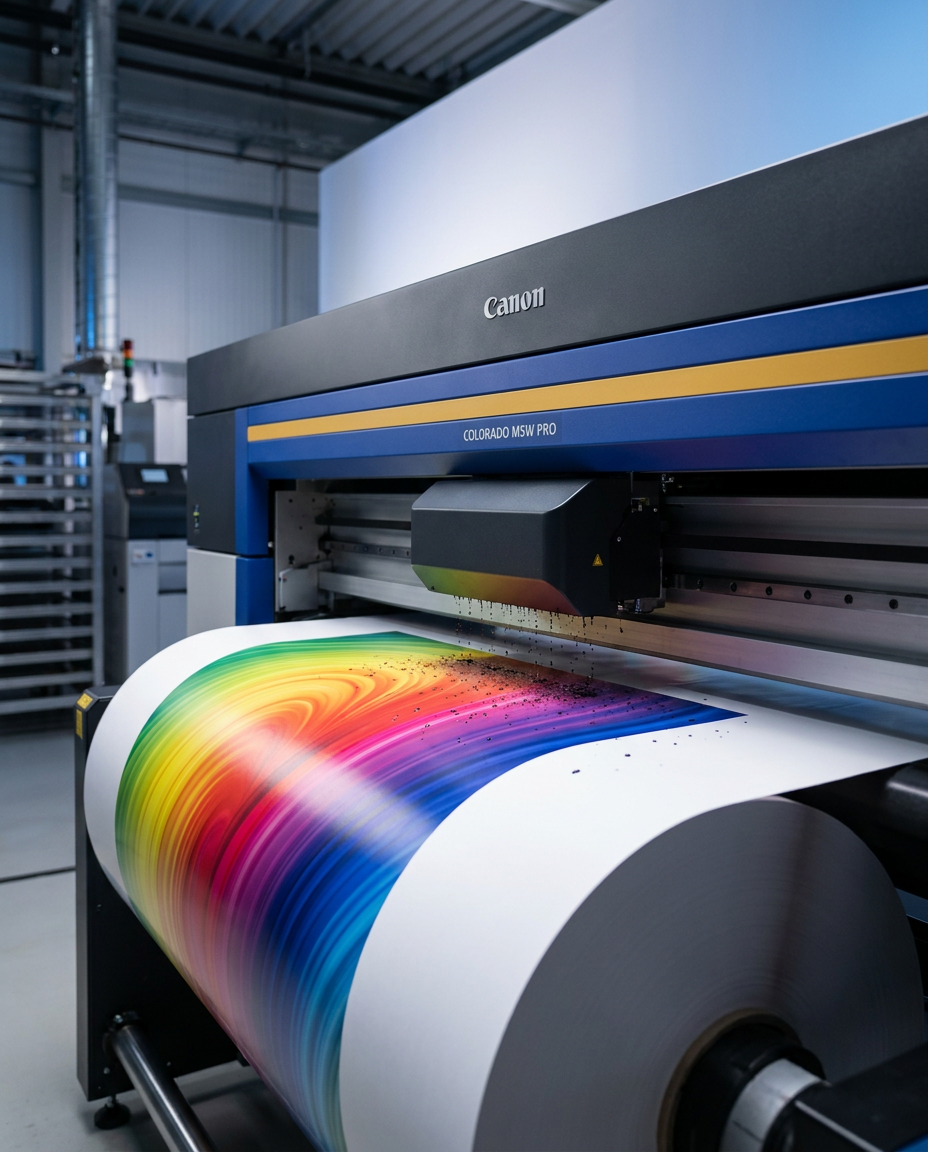 Canon Colorado M5W Pro UVGEL en producción