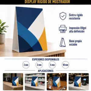 Parante Mesón Sintra – Display Mostrador Rígido Permanente