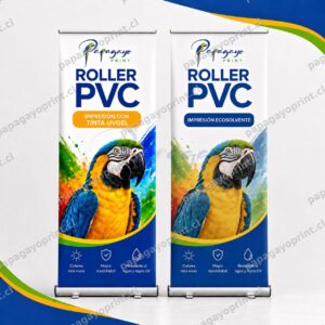 Pendón Roller 100×200 cm – Roll-up Formato Grande para Stand y Feria