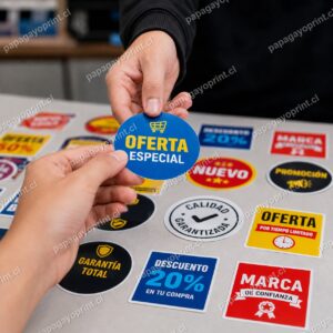 Sticker Publicitario por Volumen para tu Marca