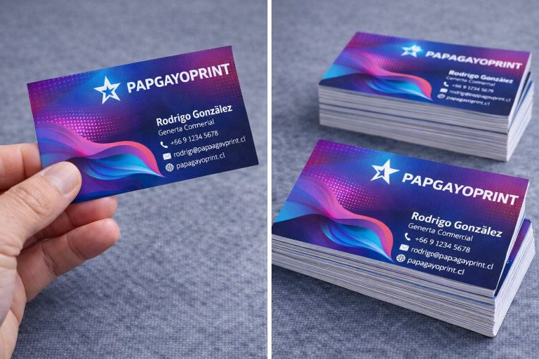 impresion de tarjetas de visita o presentación premium