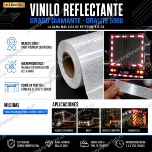 Vinilo Reflectante Grado Diamante Oralite 5900 (Corte)