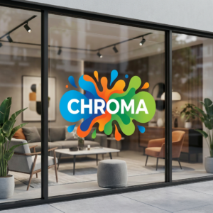 Vinilo Adhesivo Transparente con Tinta Blanca Selectiva – Premium