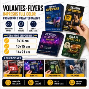 Volante (Flyers) – 9x14cm